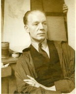 Artist David O'Connell as a young man